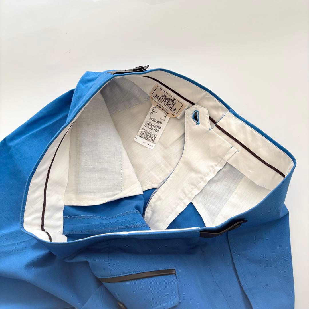 Hermes Shorts 42 L High Quality Cotton Blue — view 8
