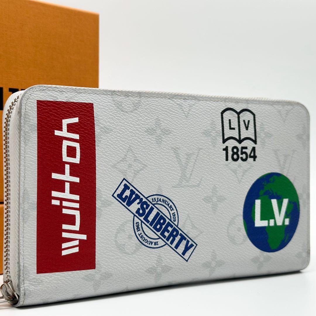 Louis Vuitton Slightly New Zippy Organizer Logo Story Wallet