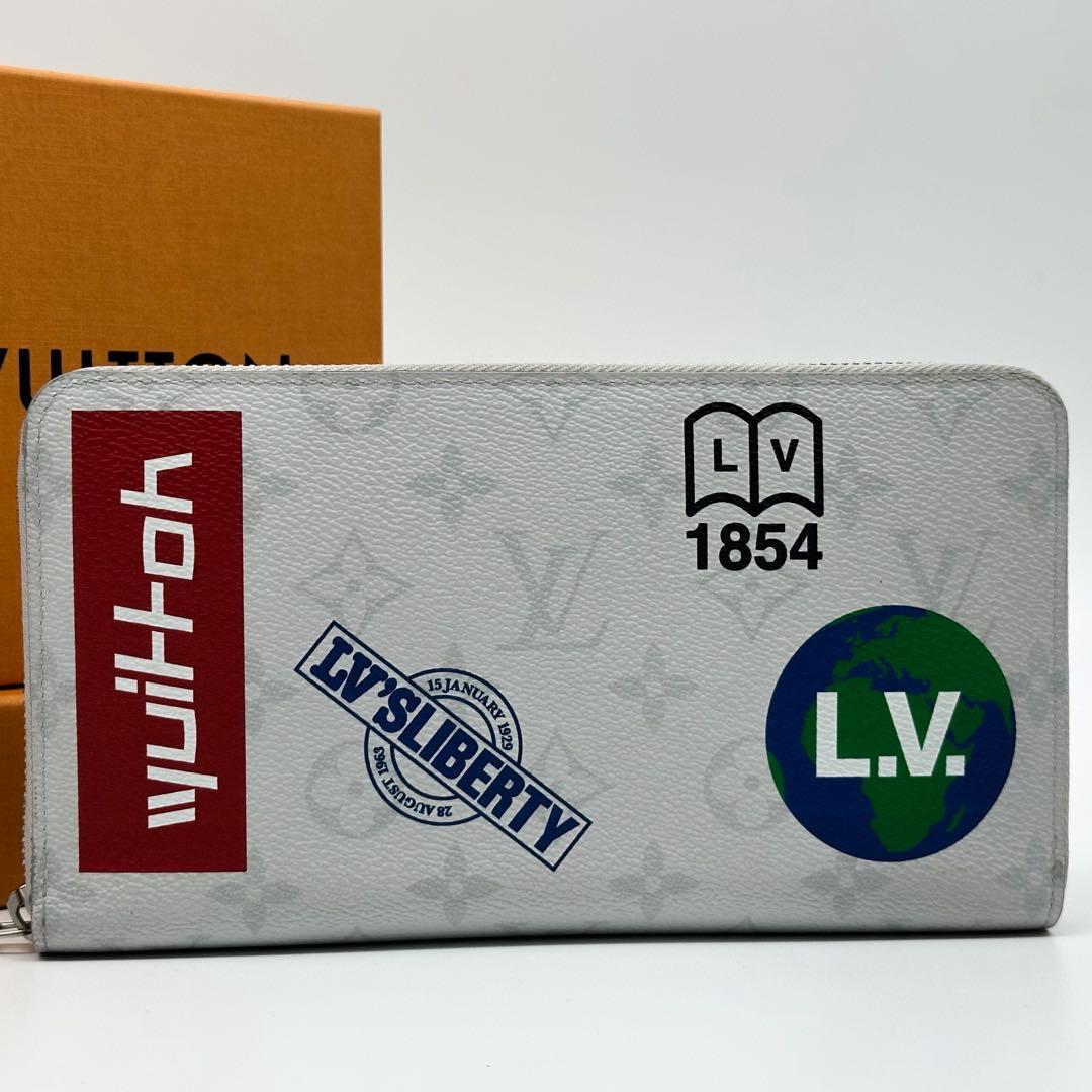 Louis Vuitton Slightly New Zippy Organizer Logo Story Wallet — view 2