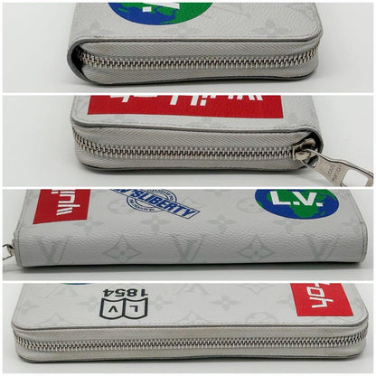 Louis Vuitton Slightly New Zippy Organizer Logo Story Wallet — view 4