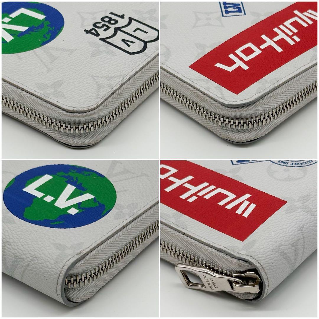 Louis Vuitton Slightly New Zippy Organizer Logo Story Wallet — view 5