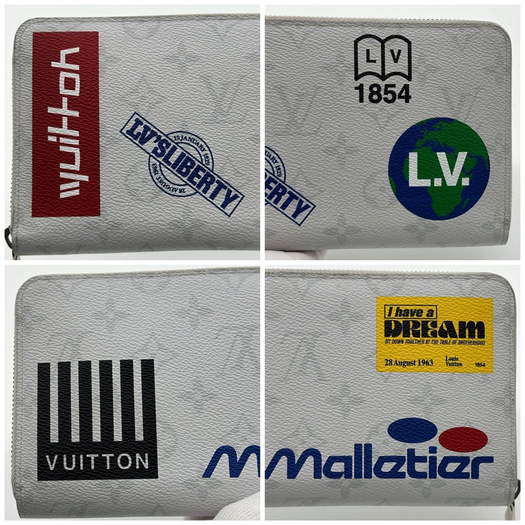 Louis Vuitton Slightly New Zippy Organizer Logo Story Wallet — view 6