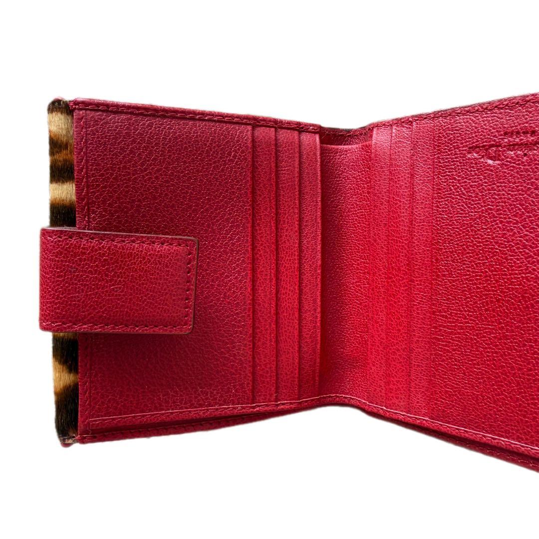 Dior John Galliano Era Leopard Print Pony Hair Wallet — view 6