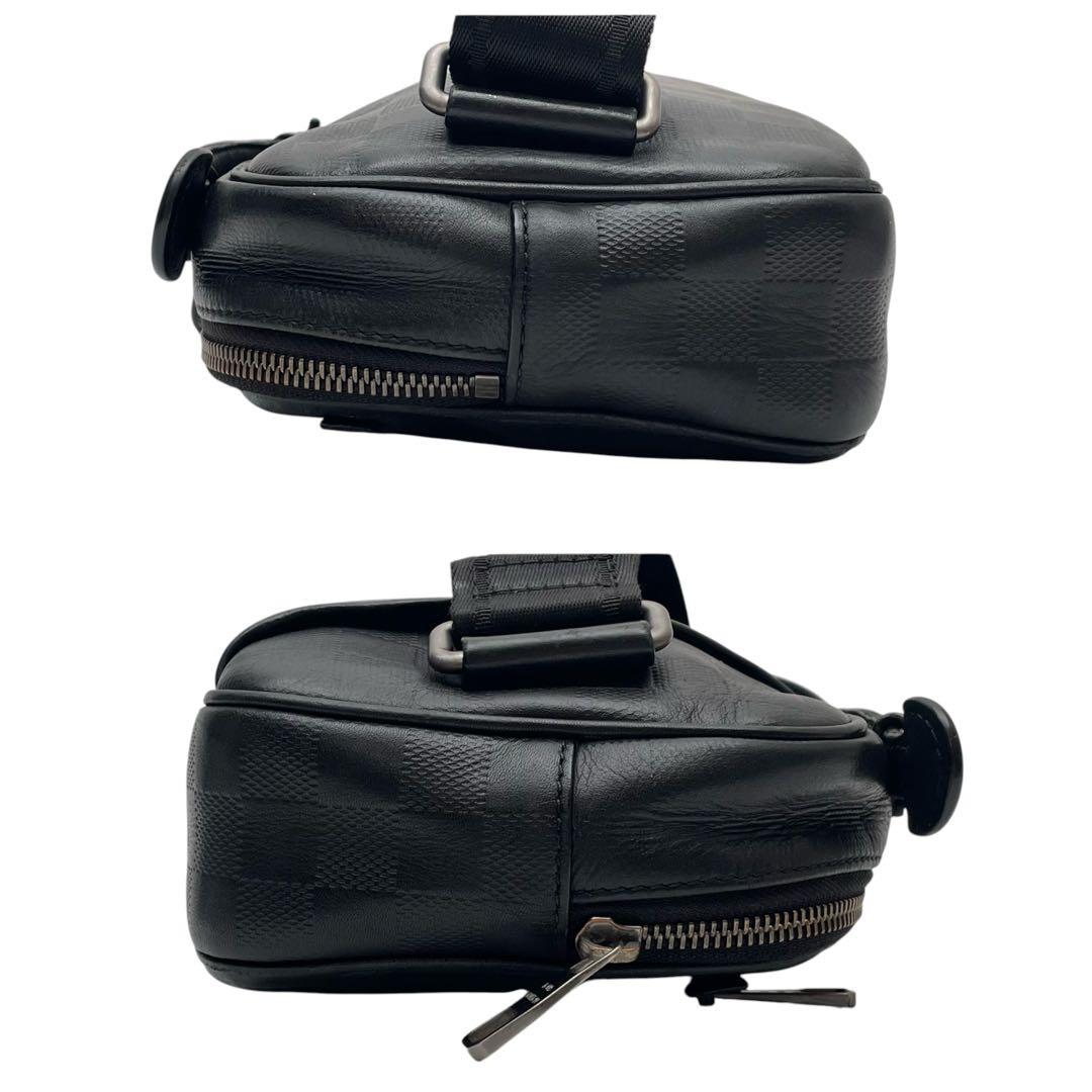 Louis Vuitton Damier Infini Ambler Waist Belt Bag Black — view 4
