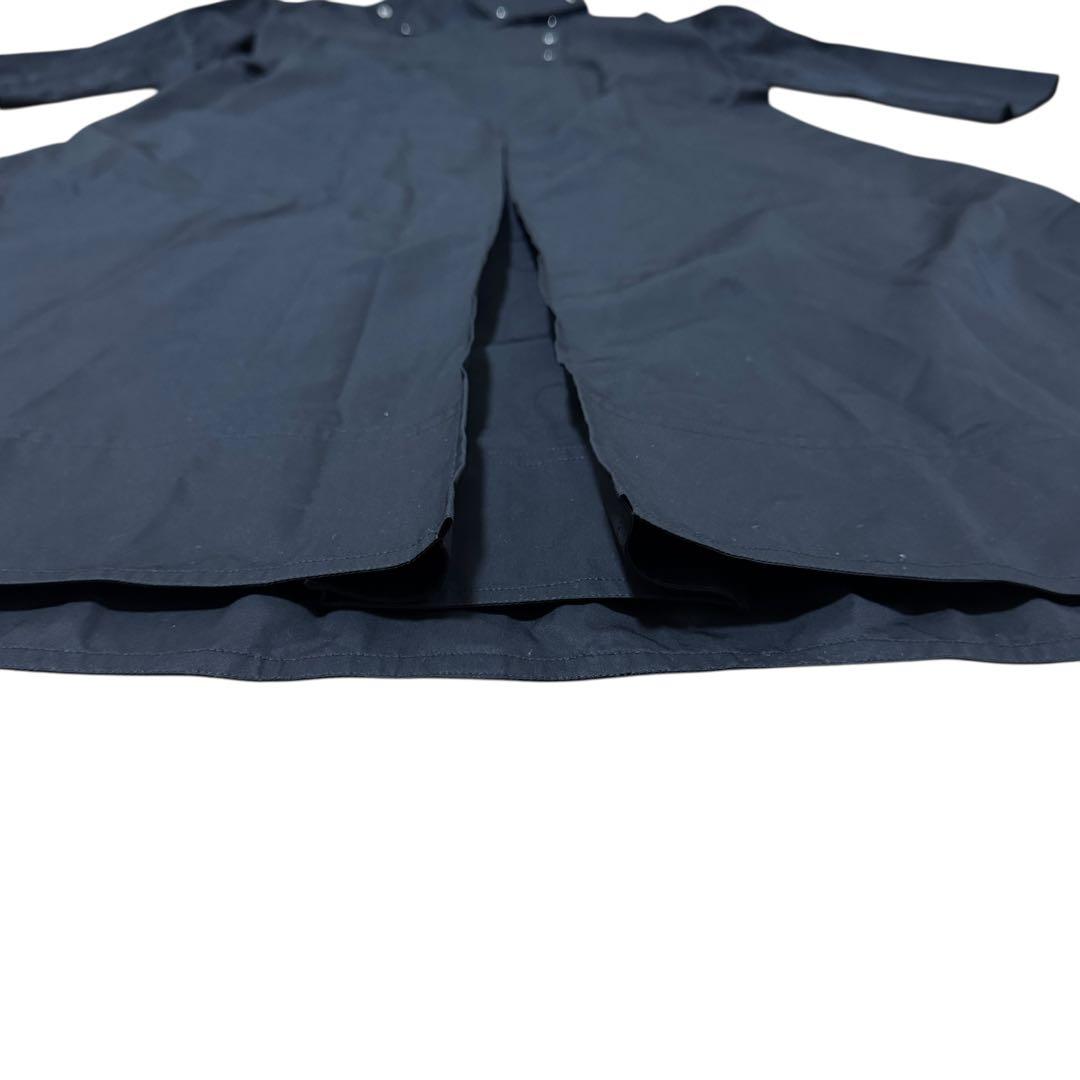 Hermes Clou de Selle Black Belted Dress Roll Up Sleeves 34 — view 8