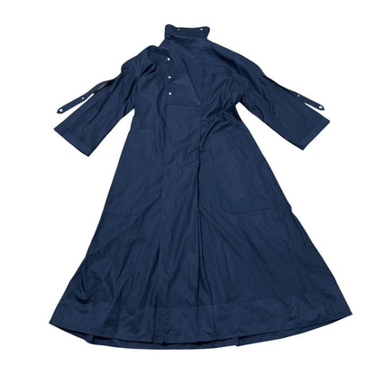 Hermes Clou de Selle Black Belted Dress Roll Up Sleeves 34 — view 9