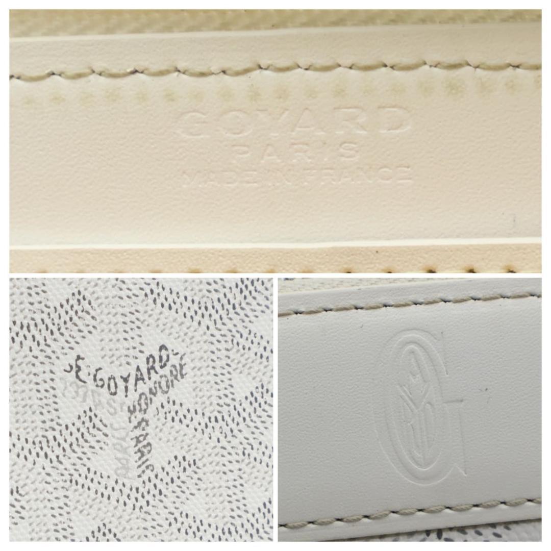 Goyard Matignon GM Wallet Herringbone White — view 8