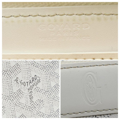 Goyard Matignon GM Wallet Herringbone White — view 8