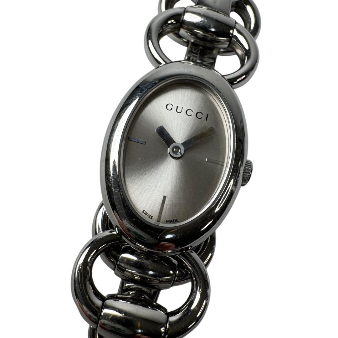 Gucci 118 Tornavoni Watch Silver Oval