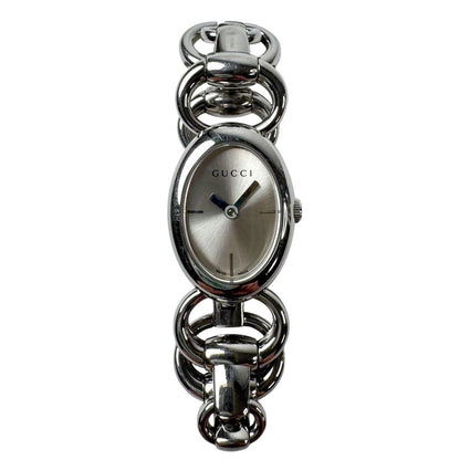 Gucci 118 Tornavoni Watch Silver Oval — view 3