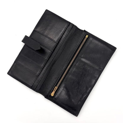 Hermes Bearn Classic Box Calf Black Wallet — view 3