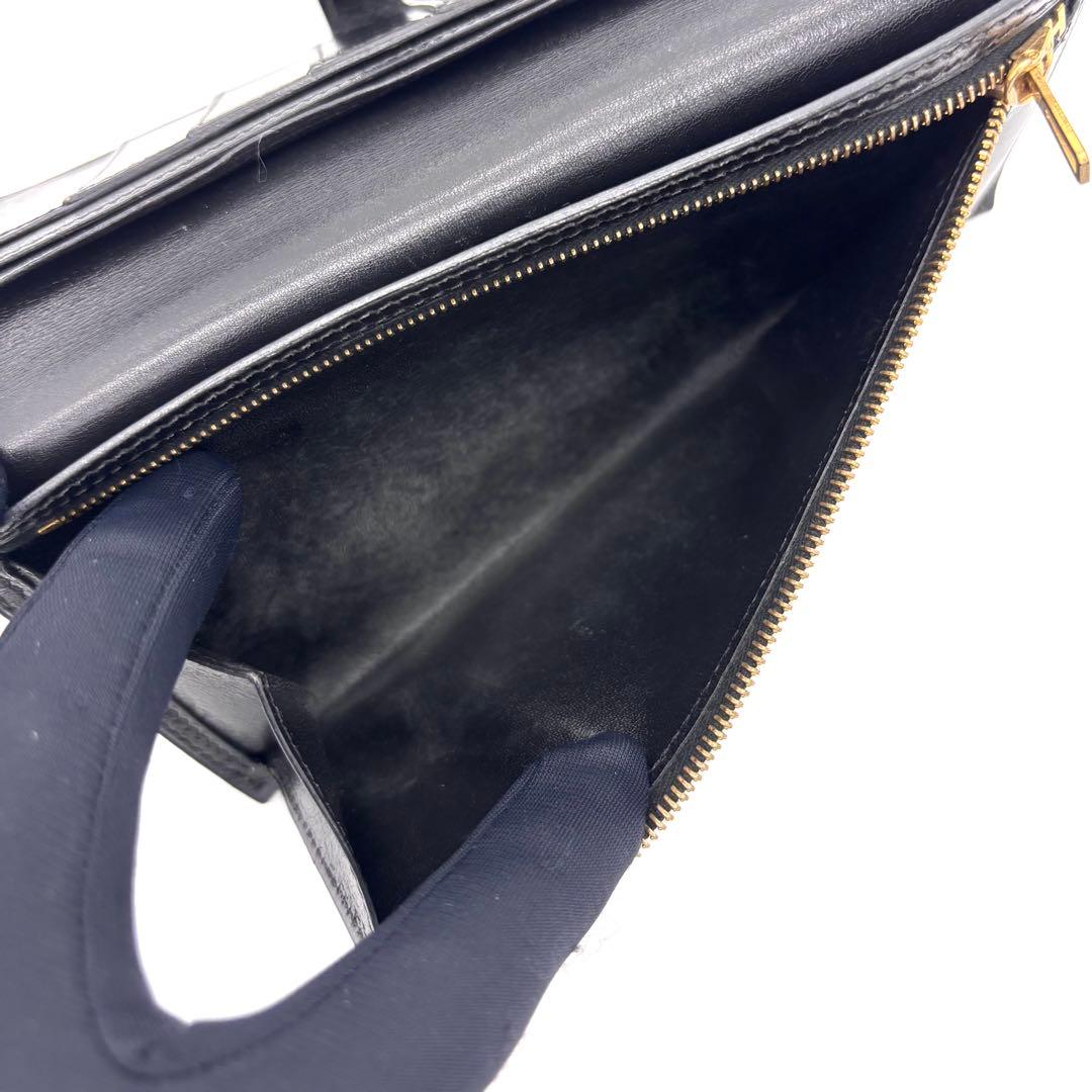 Hermes Bearn Classic Box Calf Black Wallet — view 4