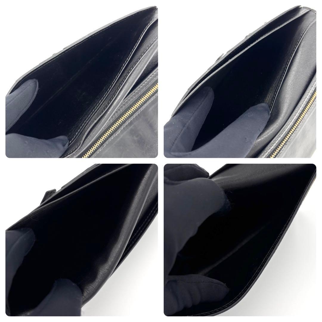 Hermes Bearn Classic Box Calf Black Wallet — view 5