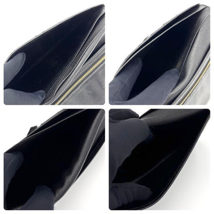 Hermes Bearn Classic Box Calf Black Wallet — view 5