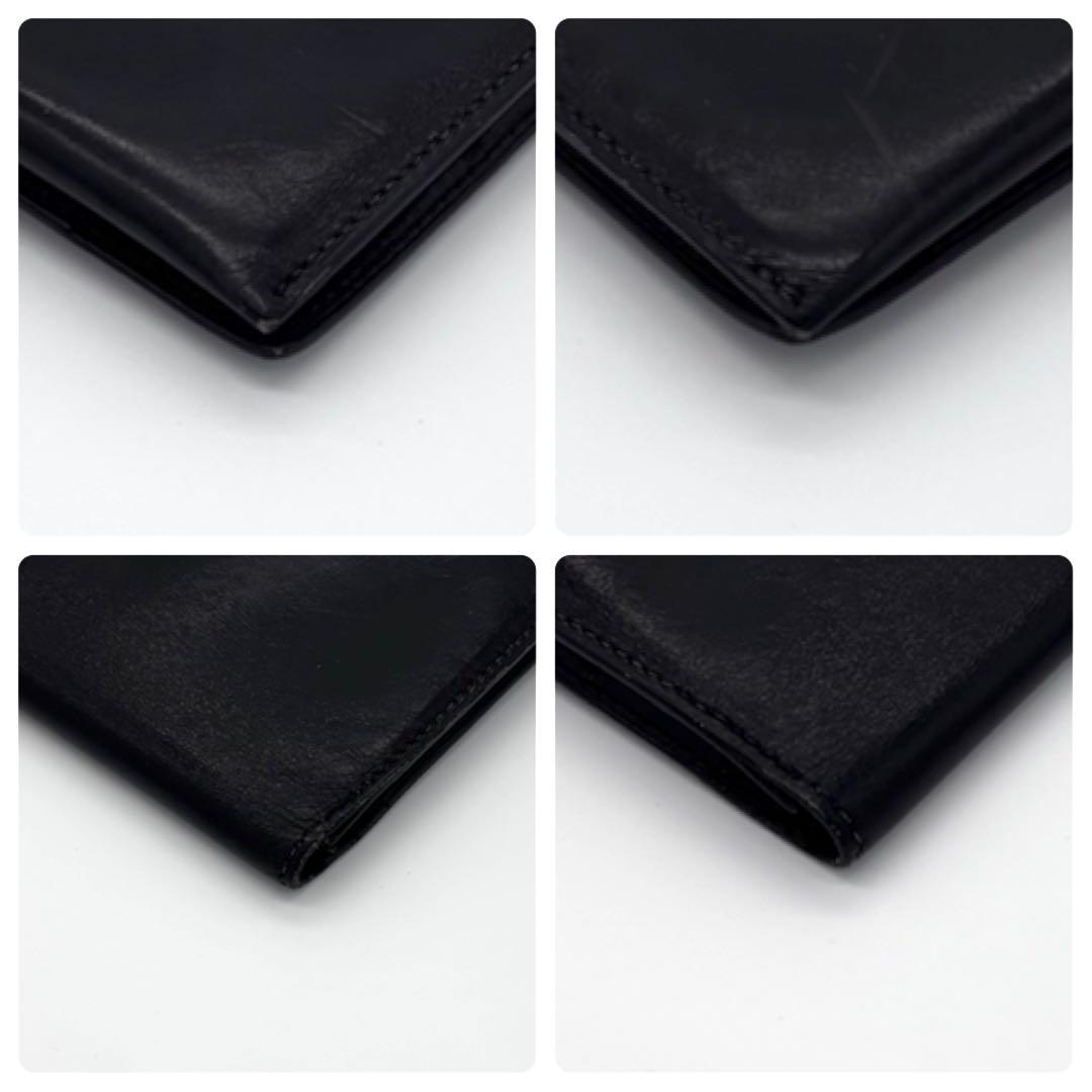 Hermes Bearn Classic Box Calf Black Wallet — view 7