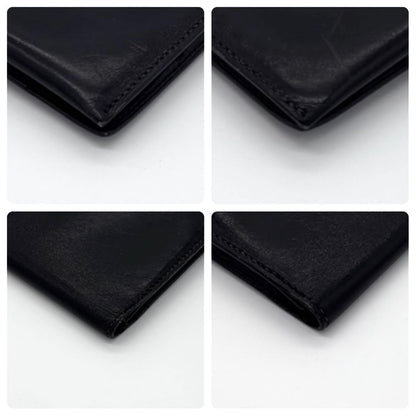Hermes Bearn Classic Box Calf Black Wallet — view 7