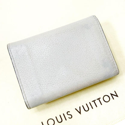 Louis Vuitton Portefeuille Lock Mini Compact Foldable Wallet Beige