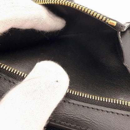 Celine Wallet Strap Medium Leather Black — view 5