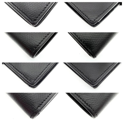 Celine Wallet Strap Medium Leather Black — view 7