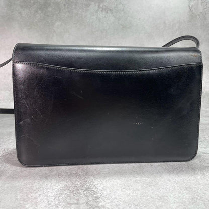 Gucci Shoulder Bag Black Leather Gold — view 3