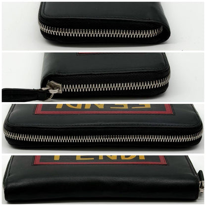 Fendi Love Zip Around Black Wallet — view 4