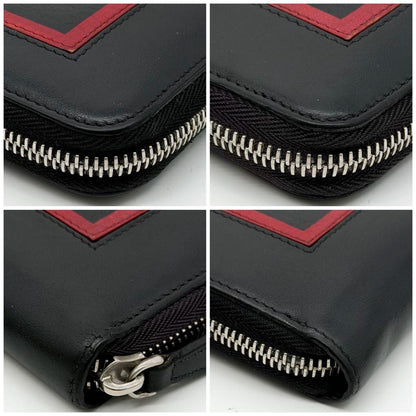 Fendi Love Zip Around Black Wallet — view 5