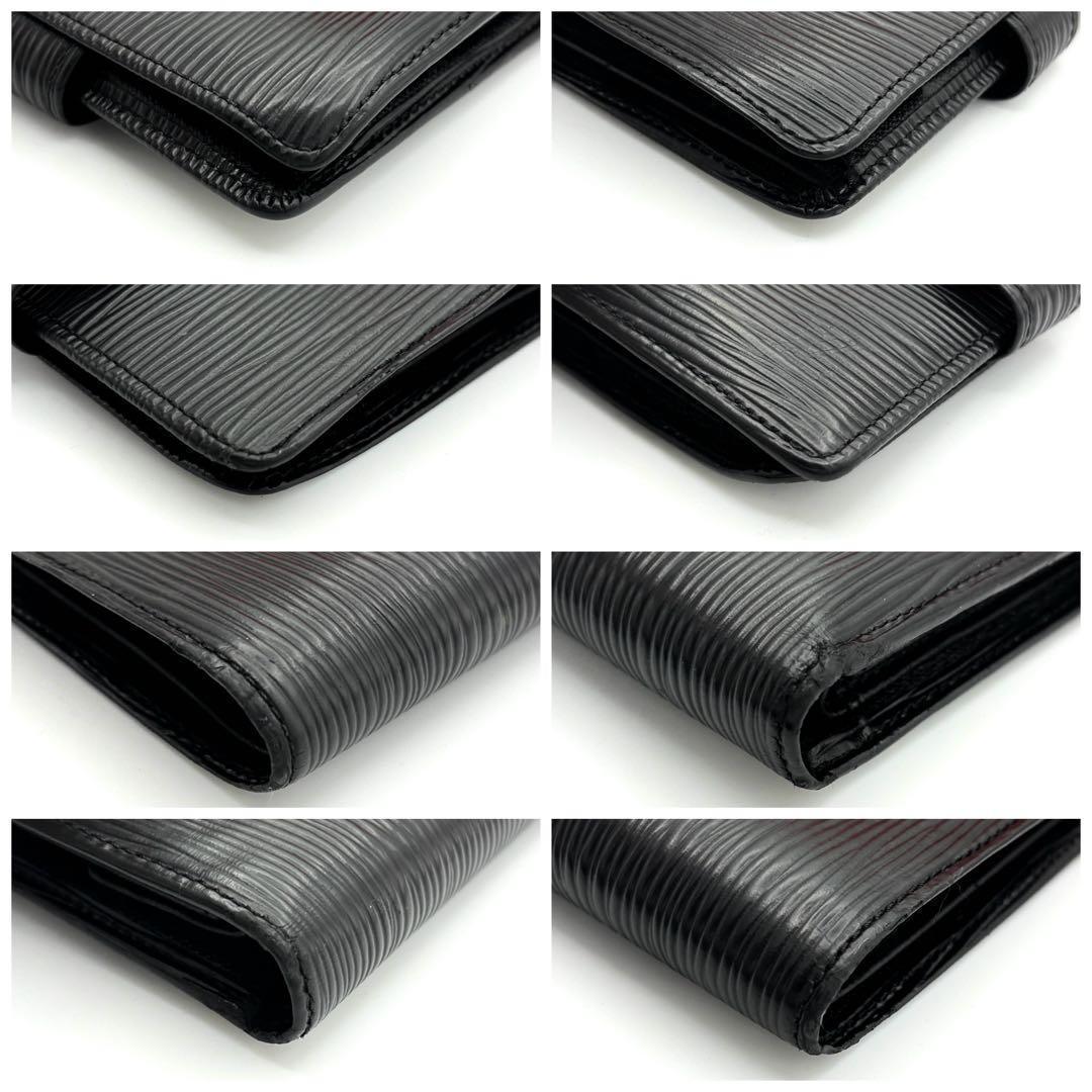 Louis Vuitton Epi Compact Noir Black Wallet — view 8