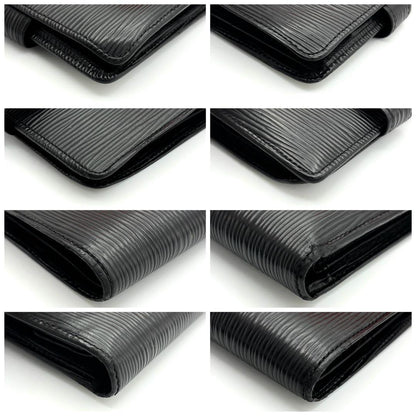 Louis Vuitton Epi Compact Noir Black Wallet — view 8