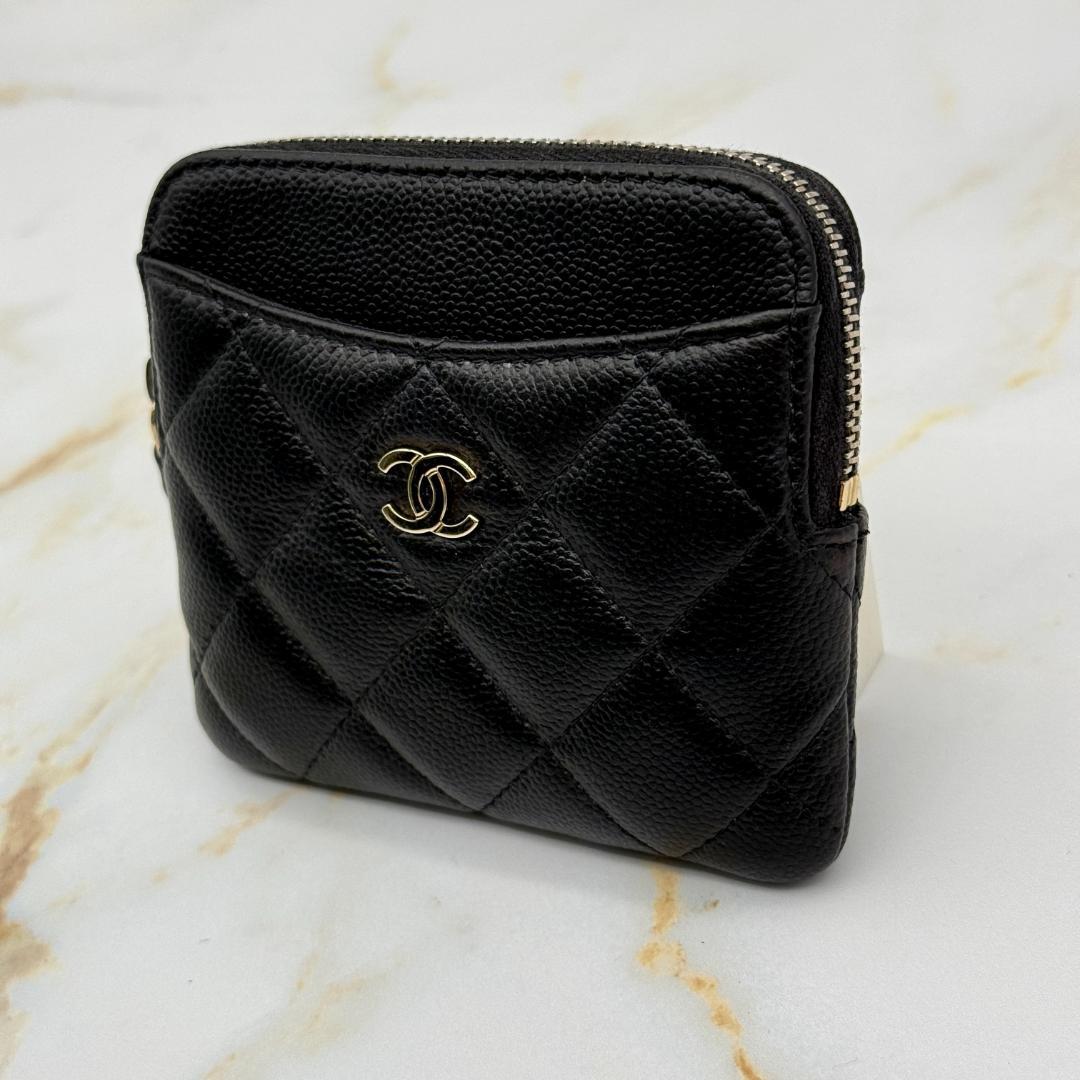 Chanel Caviar Leather Shoulder Bag — view 4