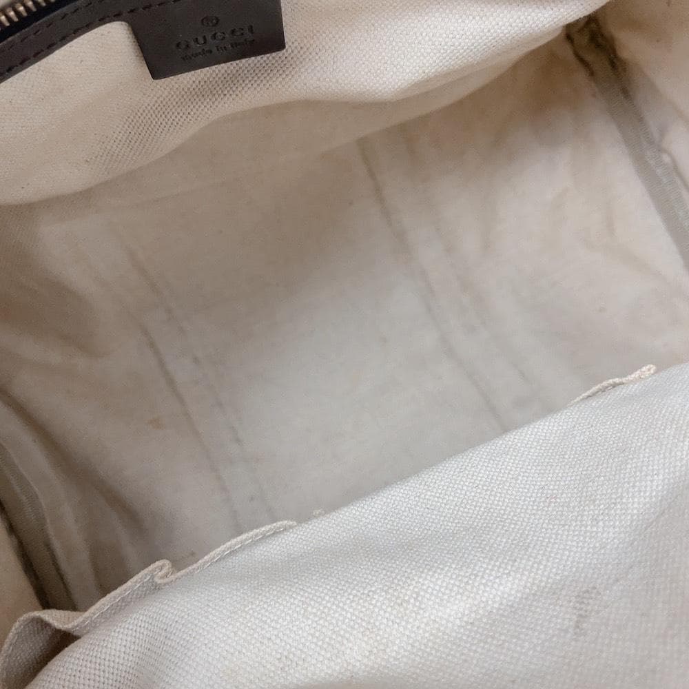 Gucci GG Canvas Sherry Line Boston Bag Brown — view 9