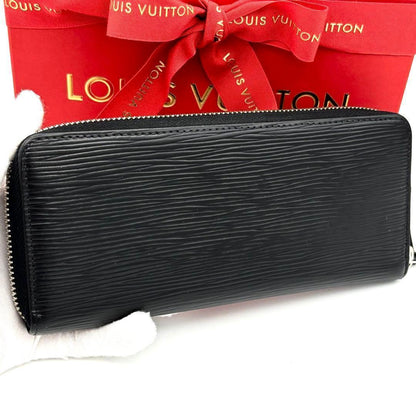 Louis Vuitton Wallet Portefeuille Clemence Epi Black — view 2