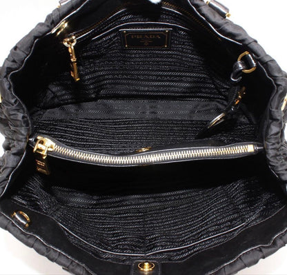 Prada Nylon Leather Shoulder — view 8