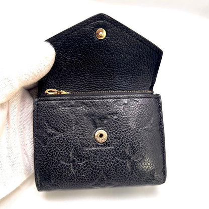 Louis Vuitton Monogram Empreinte Portefeuille Zoe Black Wallet
