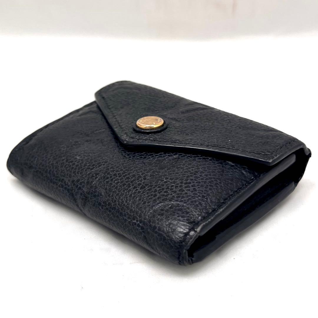 Louis Vuitton Monogram Empreinte Portefeuille Zoe Black Wallet