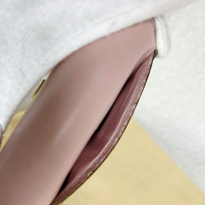 Louis Vuitton Portefeuille Zoë Damier Rose Ballerine Folding Wallet