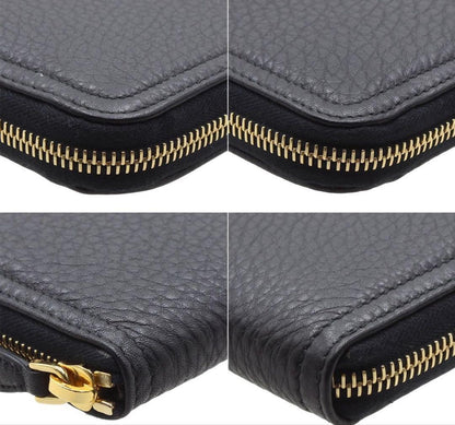 Prada Leather Vitello Daino Zip Around Wallet — view 6