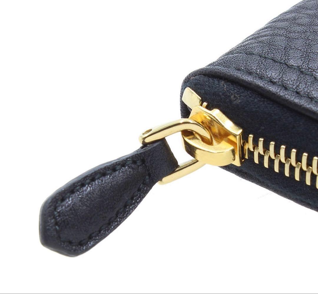 Prada Leather Vitello Daino Zip Around Wallet — view 7