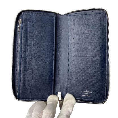 Louis Vuitton Taiga Zippy Wallet Vertical Long Wallet