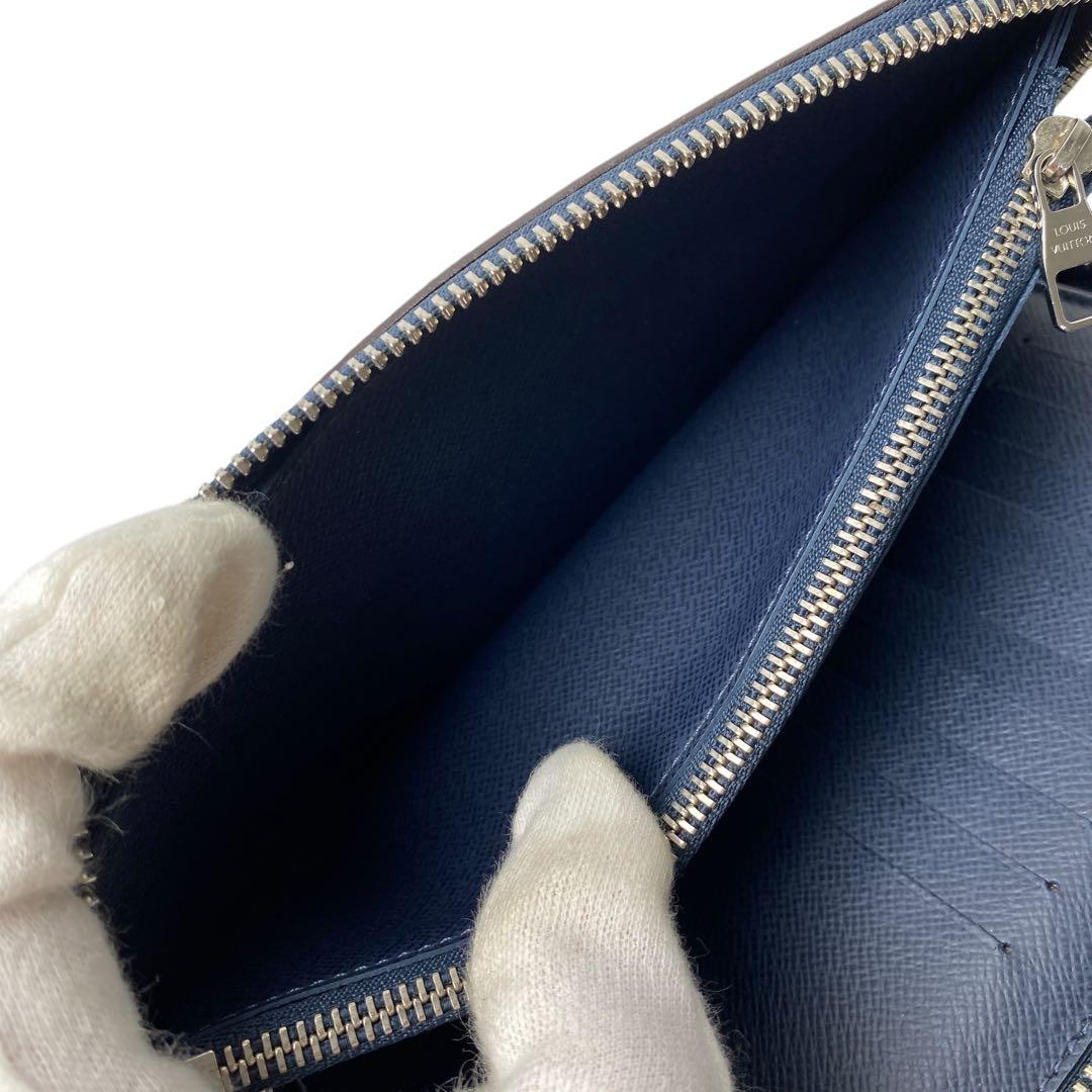 Louis Vuitton Taiga Zippy Wallet Vertical Long Wallet