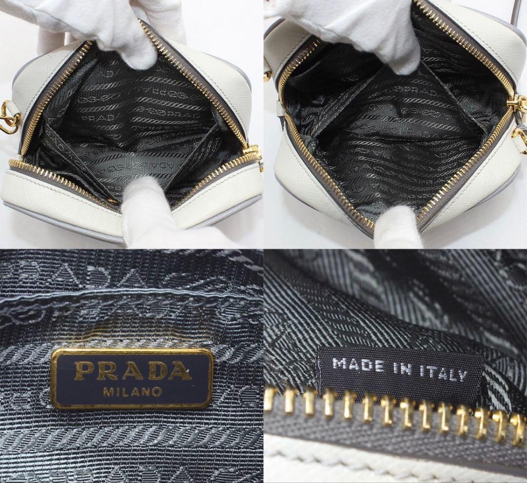 Unused Prada Saffiano Mini Shoulder Bag Camera Bag