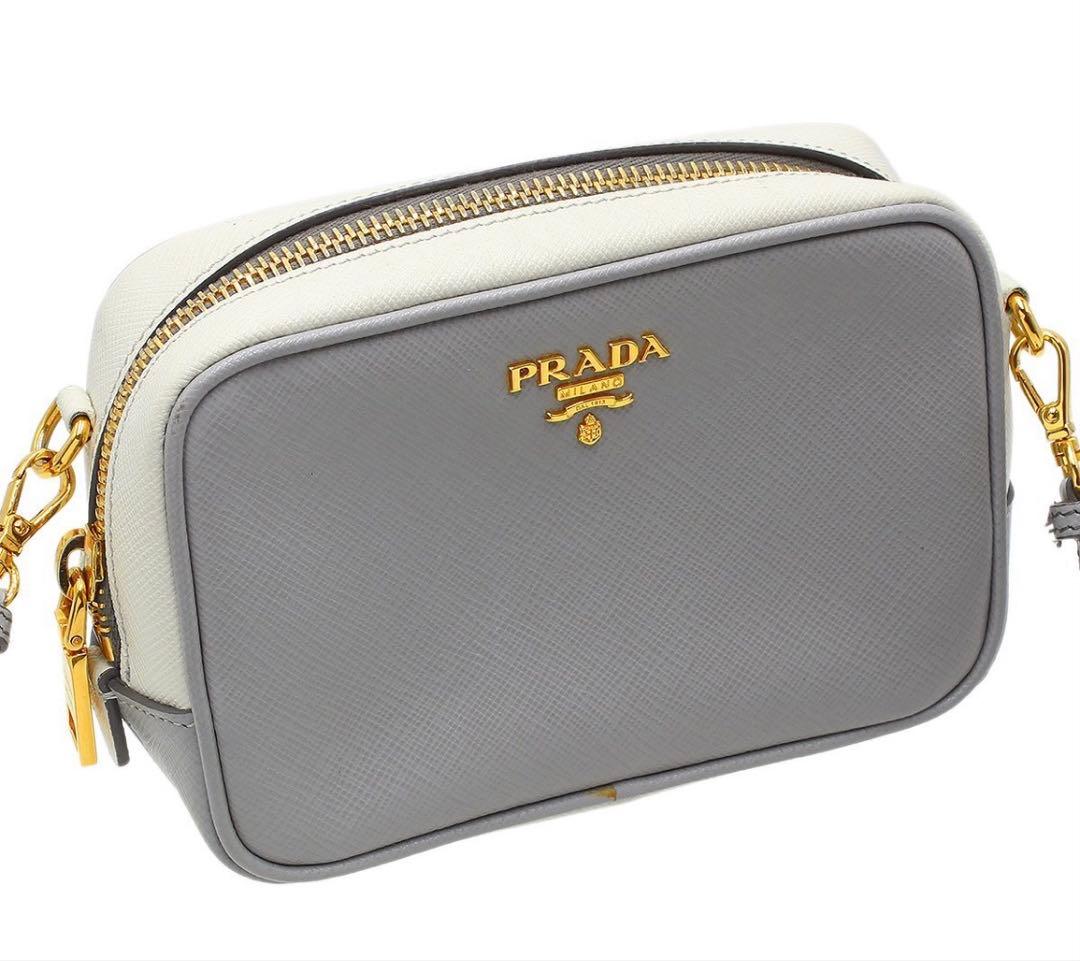 Unused Prada Saffiano Mini Shoulder Bag Camera Bag