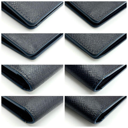 Louis Vuitton Wallet Taiga Portefeuille Brazza NM Navy — view 8