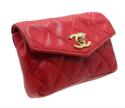 Chanel Quilted Mini Waist Pouch Belt — view 3