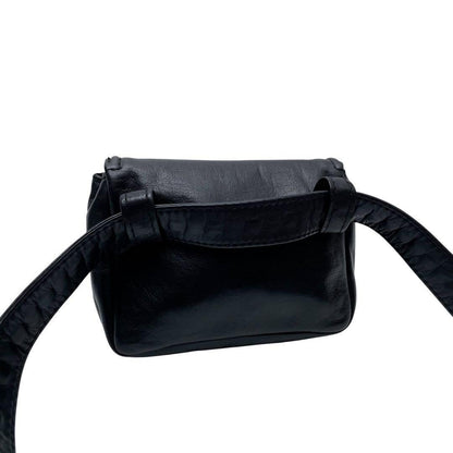 Chanel Lambskin CC Logo Waist Belt Bag Black — view 2