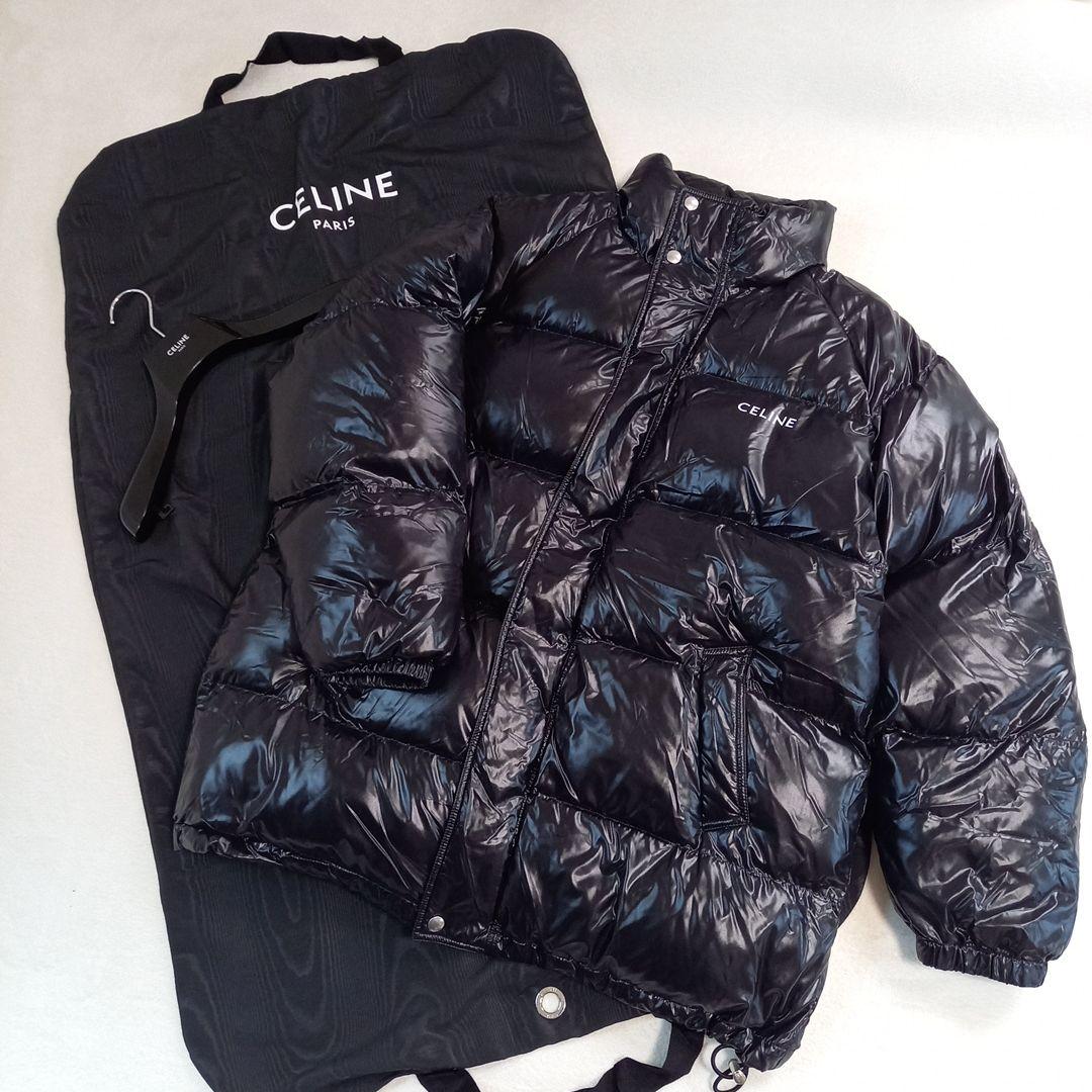 [celine] Light Weight Back Logo Cotton Down Jacket 21AW