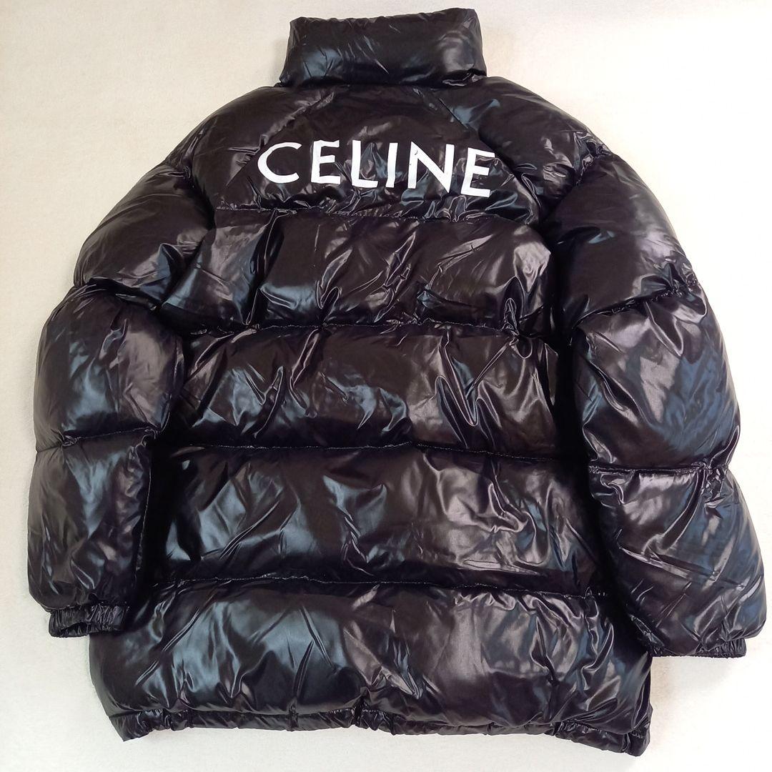 [celine] Light Weight Back Logo Cotton Down Jacket 21AW