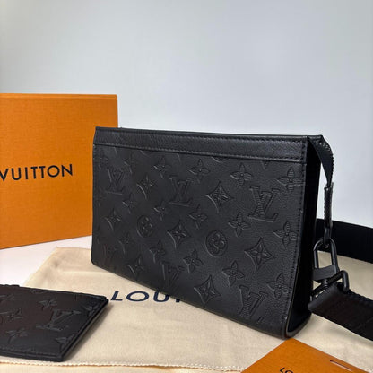 Louis Vuitton Monogram Shadow Gaston Shoulder Bag — view 2