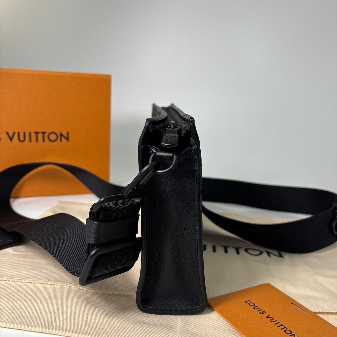 Louis Vuitton Monogram Shadow Gaston Shoulder Bag — view 4