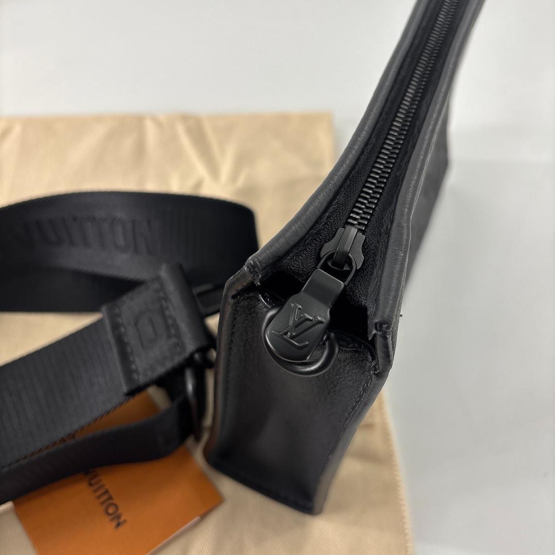 Louis Vuitton Monogram Shadow Gaston Shoulder Bag — view 6