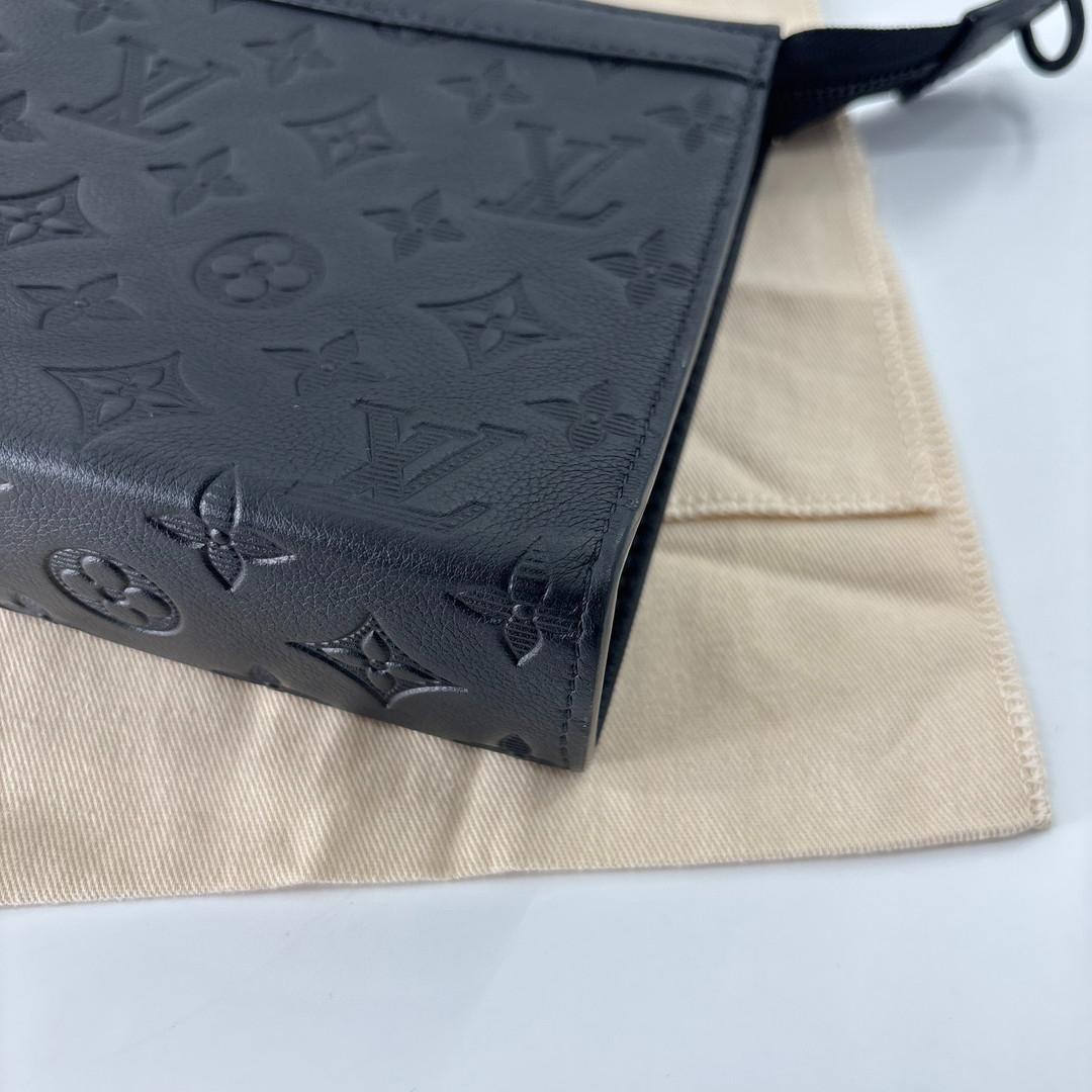 Louis Vuitton Monogram Shadow Gaston Shoulder Bag — view 8